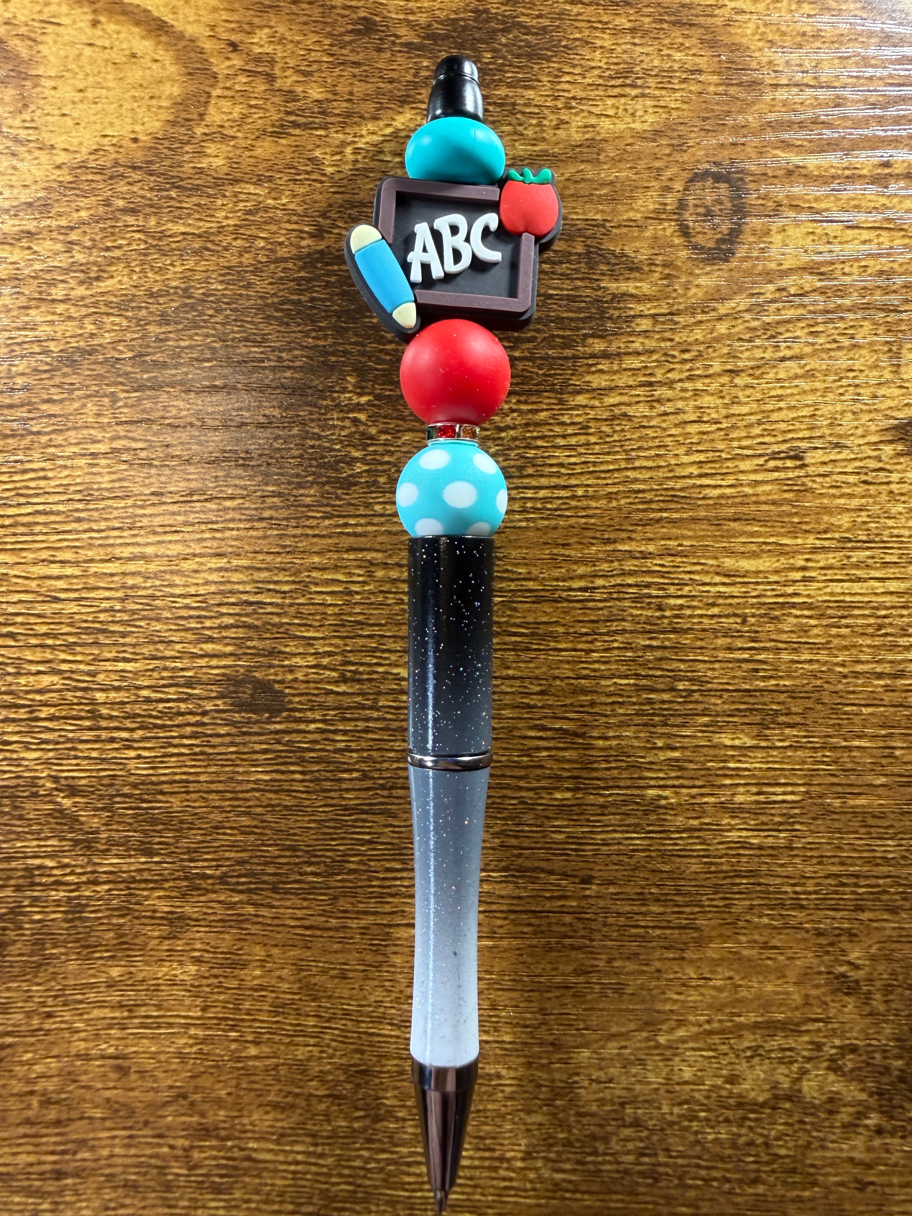 "Blackboard" Beaded Pen