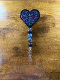 Cancer Awareness Beaded Badge
