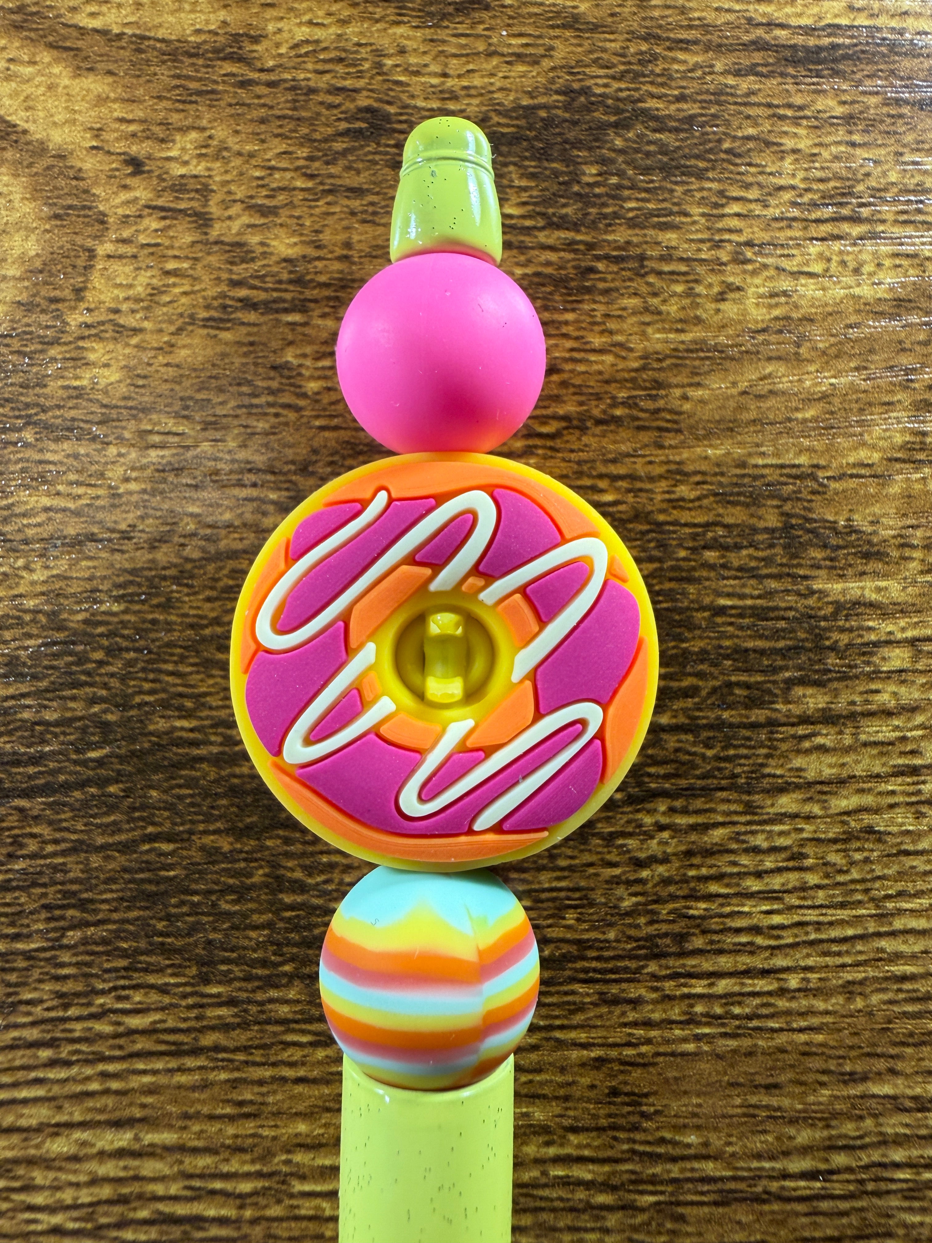 "Donut" Beaded Pen
