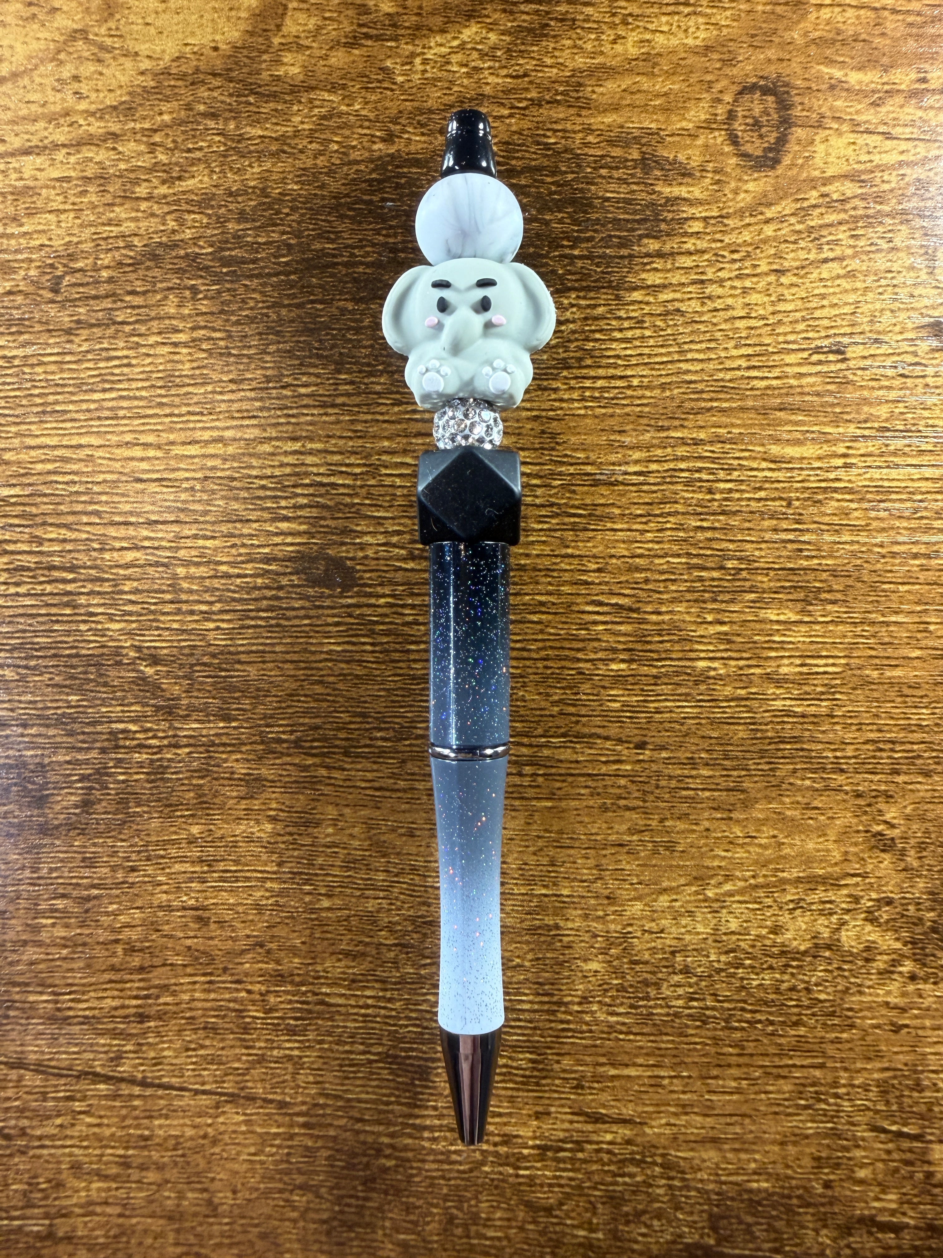 Fancy Elephant Beaded Pen