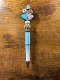 "Leopard Print Nurse" Beaded Pen