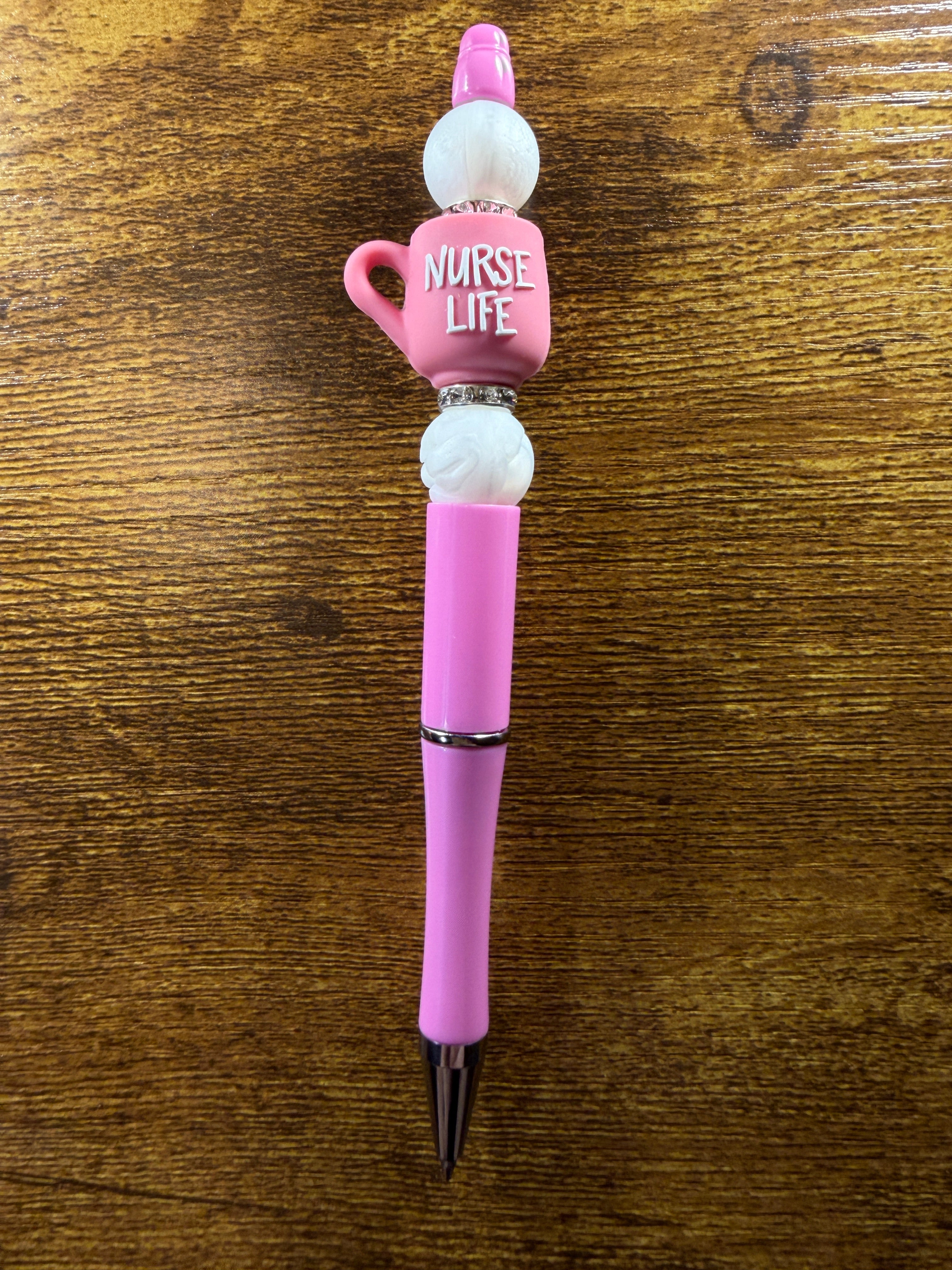 "Nurse Life Mug" Beaded Pen