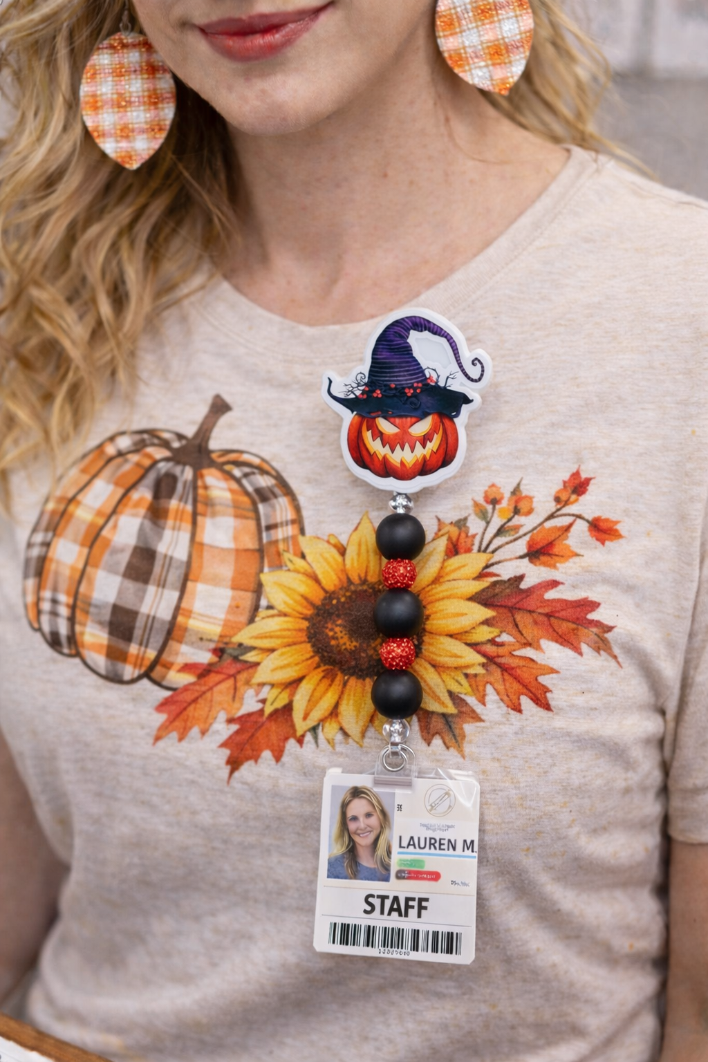 "Witchy Pumpkin" Beaded
